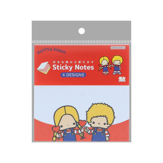 サンリオキャラクターズ 付せん 付箋メモ レトロ パティ＆ジミー Sanrio サンスター文具