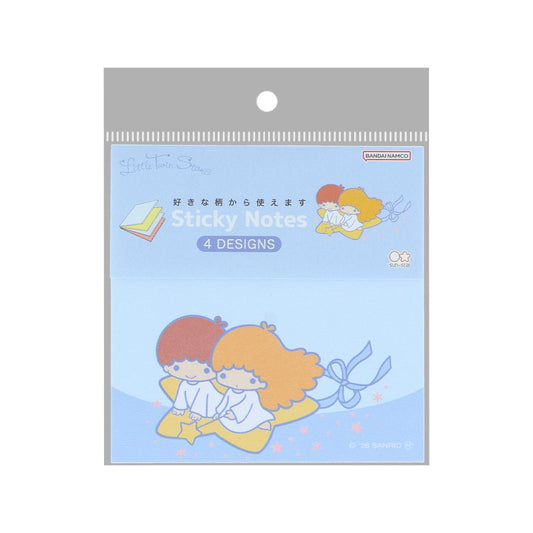 サンリオキャラクターズ 付せん 付箋メモ レトロ リトルツインスターズ Sanrio サンスター文具