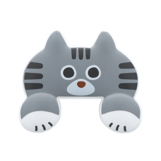 猫 クリップ ダイカットクリップ JITTOME サバトラ ねこ サンスター文具 おもしろ雑貨 かわいい 事務用品 キャラクター グッズ メール便可 シネマコレクション