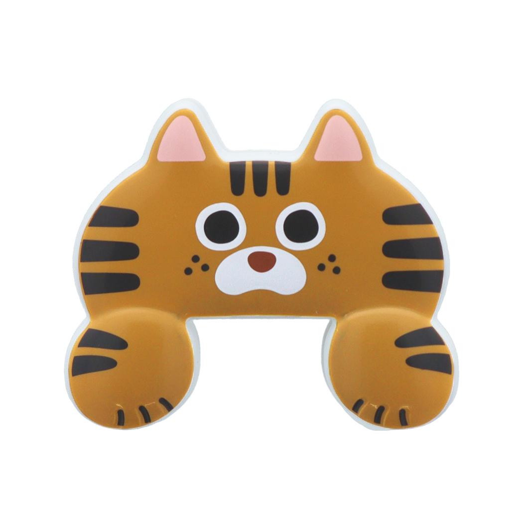 猫 クリップ ダイカットクリップ JITTOME キジトラ ねこ サンスター文具 おもしろ雑貨 かわいい 事務用品 キャラクター グッズ メール便可 シネマコレクション