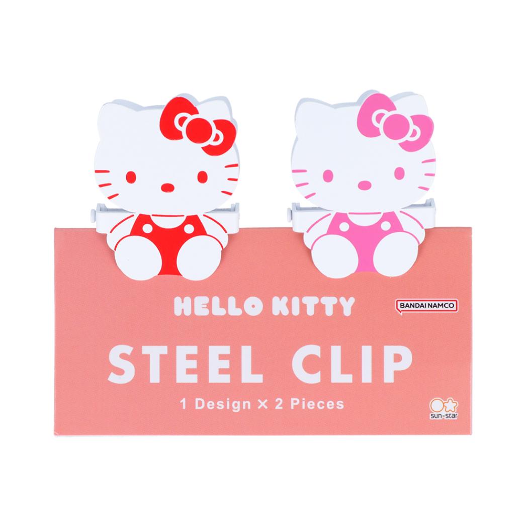ハローキティ クリップ スチールクリップ New Life Collection サンスター文具 事務用品 文房具 キャラクター グッズ メール便可 シネマコレクション