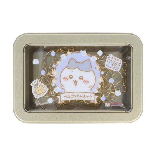 ちいかわ クリップ 缶入クリップ ハチワレ サンスター文具 かわいい キャラクター グッズ メール便可 シネマコレクション