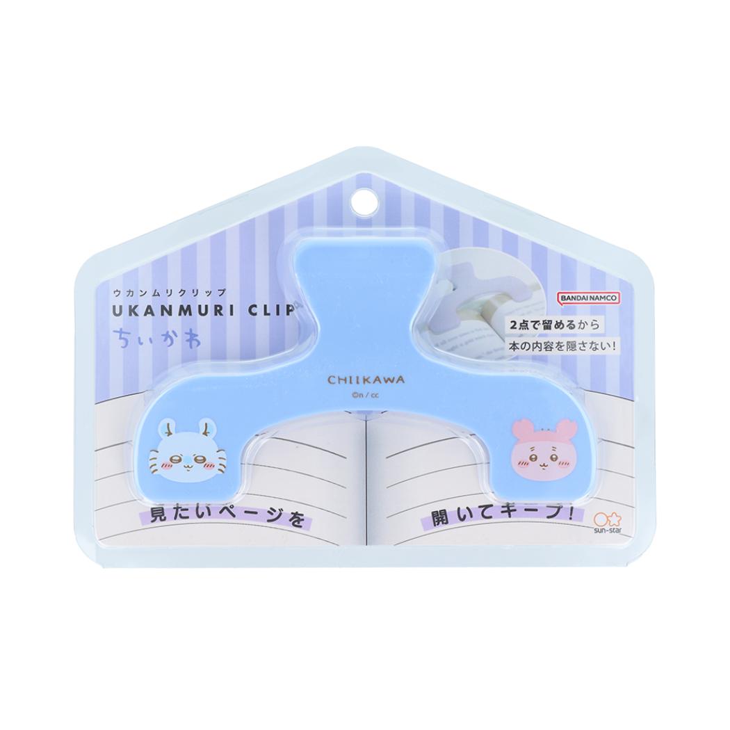 ちいかわ クリップ ウカンムリクリップ NLC モモンガx古本屋 サンスター文具 事務用品 キャラクター グッズ シネマコレクション