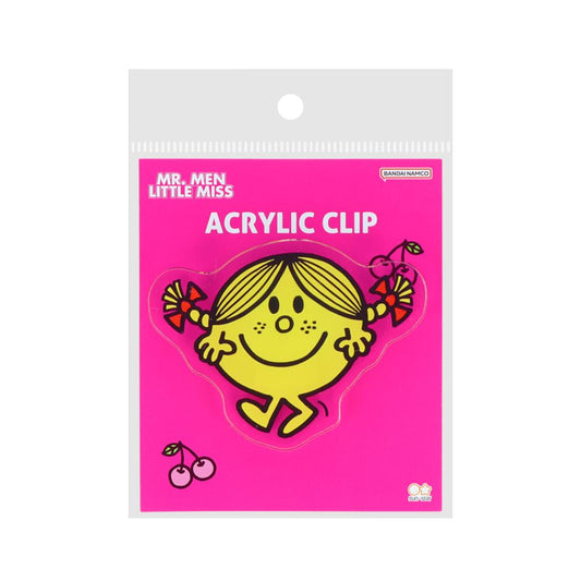 ミスターメン＆リトルミス クリップ アクリルクリップ M＆L リトルミス サンシャイン サンスター文具 事務用品 キャラクター グッズ メール便可 シネマコレクション
