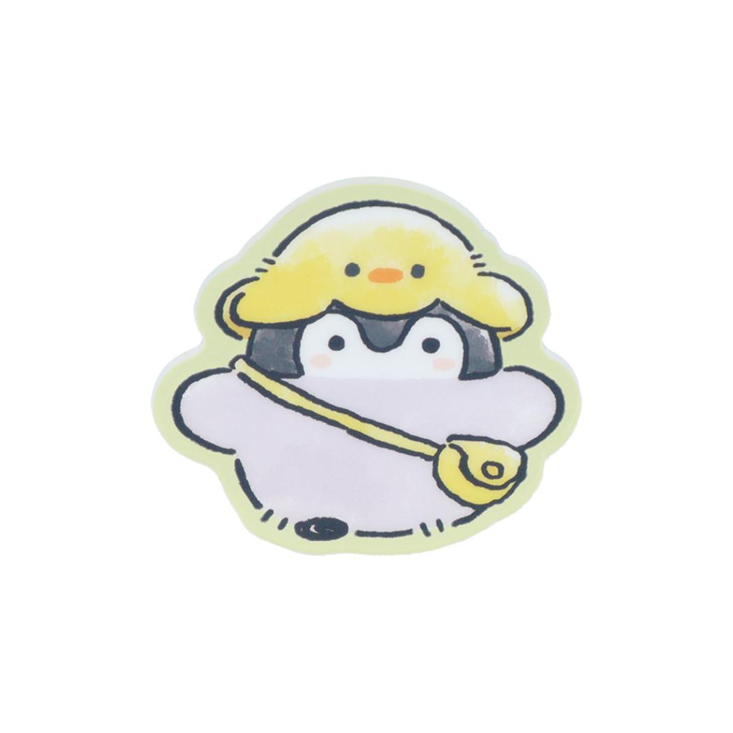 コウペンちゃん クリップ アクリルクリップ きいろ LINE FRIENDS サンスター文具 事務用品 キャラクター グッズ メール便可 シネマコレクション