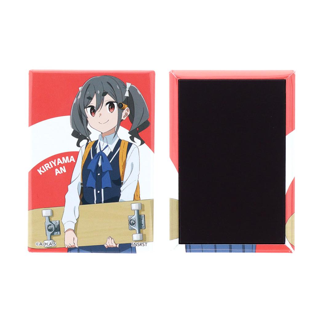 mono 磁石 スクエア缶マグネット 霧山アン A サンスター文具 コレクション雑貨 アニメキャラクター グッズ メール便可 シネマコレクション