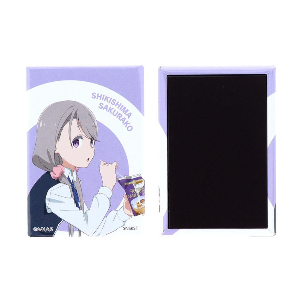 mono 磁石 スクエア缶マグネット 敷島桜子 A サンスター文具 コレクション雑貨 アニメキャラクター グッズ メール便可 シネマコレクション