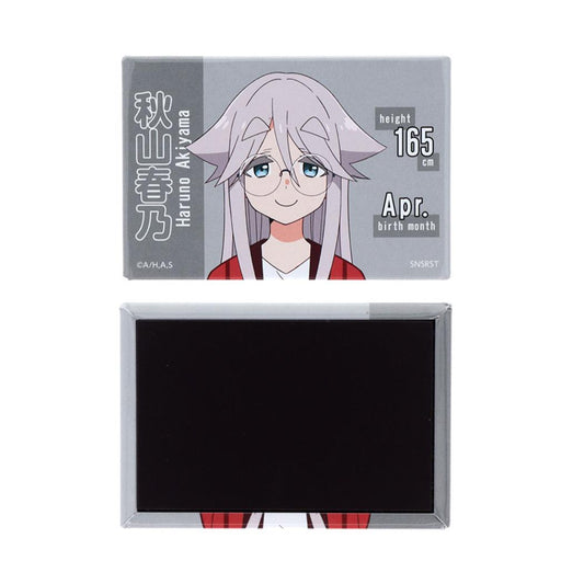 mono 磁石 スクエア缶マグネット 秋山春乃 B サンスター文具 コレクション雑貨 アニメキャラクター グッズ メール便可 シネマコレクション