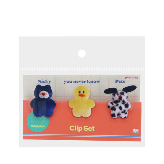 mojojojo クリップ アクリルクリップセット オレンジ サンスター文具 ダイカットクリップ かわいい グッズ メール便可 シネマコレクション