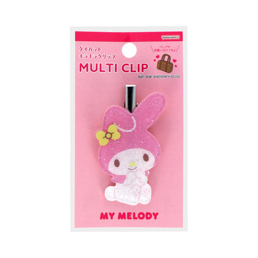 マイメロディ ヘアアクセ ダイカットキラキラクリップ Petit collection サンリオ サンスター文具 前髪クリップ キャラクター グッズ メール便可 シネマコレクション
