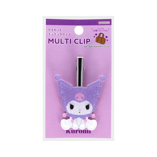クロミ ヘアアクセ ダイカットキラキラクリップ Petit collection サンリオ サンスター文具 前髪クリップ キャラクター グッズ メール便可 シネマコレクション