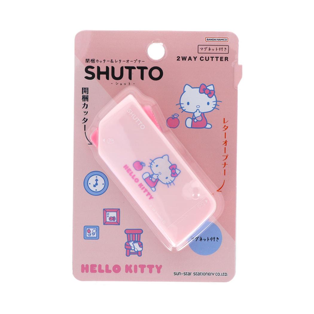 ハローキティ カッター 開梱カッター＆レターオープナー SHUTTO Petit collection サンリオ サンスター文具 便利 事務用品 機能性文具 キャラクター グッズ メール便可 シネマコレクション