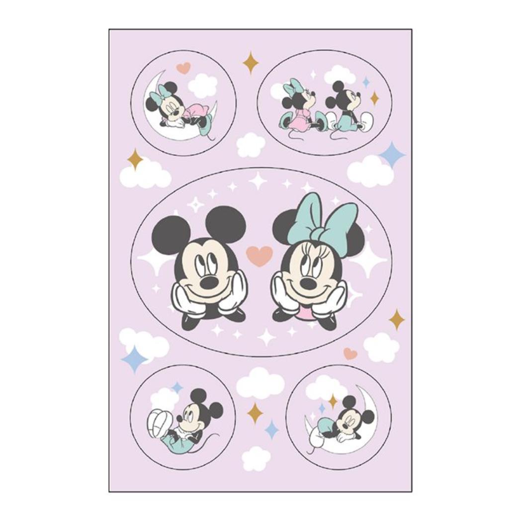 ミッキー＆ミニー ぽち袋 シール付ポチ袋 2枚セット ディズニー サンスター文具 お年玉 子供 お正月 キャラクター グッズ メール便可 シネマコレクション