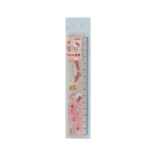 ハローキティ ものさし 15cm定規 サンリオ サンスター文具 新学期準備文具 キャラクター グッズ メール便可 シネマコレクション