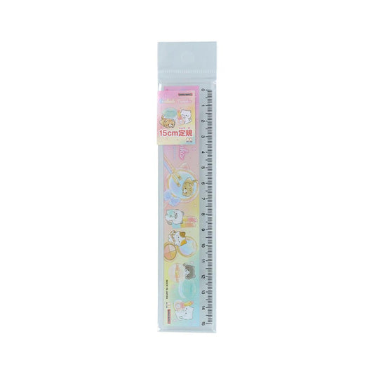 FANCY ファンシー ものさし 15cm定規 おめかしニャンコ サンスター文具 新学期準備文具 かわいい グッズ メール便可 シネマコレクション
