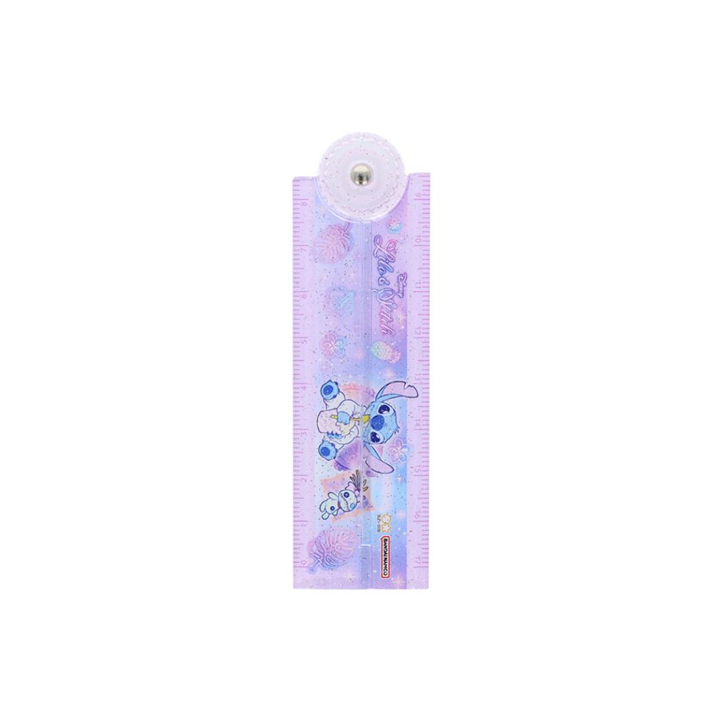 リロ＆スティッチ ものさし 折りたたみ17cm定規 ゆめかわ！ ディズニー サンスター文具 新学期準備文具 キャラクター グッズ メール便可 シネマコレクション