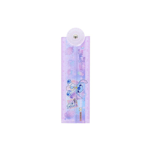 リロ＆スティッチ ものさし 折りたたみ17cm定規 ゆめかわ！ ディズニー サンスター文具 新学期準備文具 キャラクター グッズ メール便可 シネマコレクション