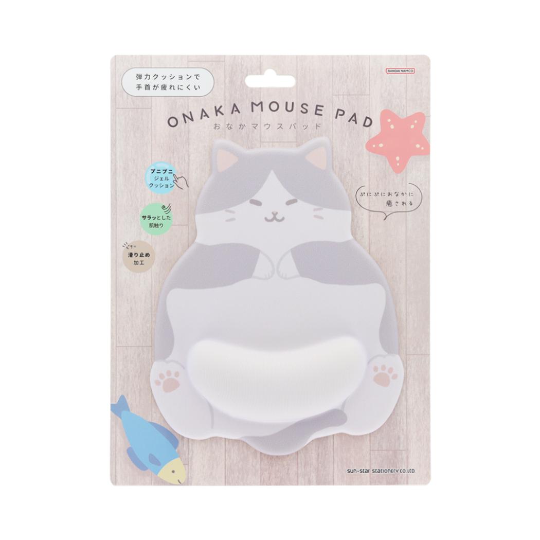 PCアクセ おなかマウスパッド ねこ ハチワレ サンスター文具 プレゼント かわいい グッズ シネマコレクション