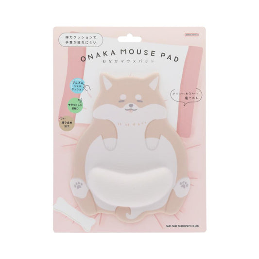 PCアクセ おなかマウスパッド しばいぬ 茶 サンスター文具 プレゼント かわいい グッズ シネマコレクション