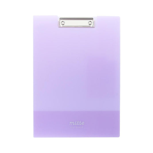 バインダー クリップボードA4 mitte ラベンダー サンスター文具 事務用品 シンプル グッズ シネマコレクション
