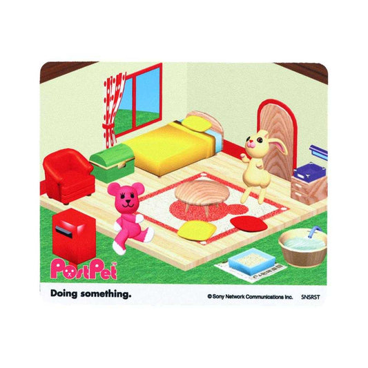 PostPet PCアクセ ダイカットマウスパッド 部屋 サンスター文具 オフィス デスクワーク キャラクター グッズ メール便可 シネマコレクション