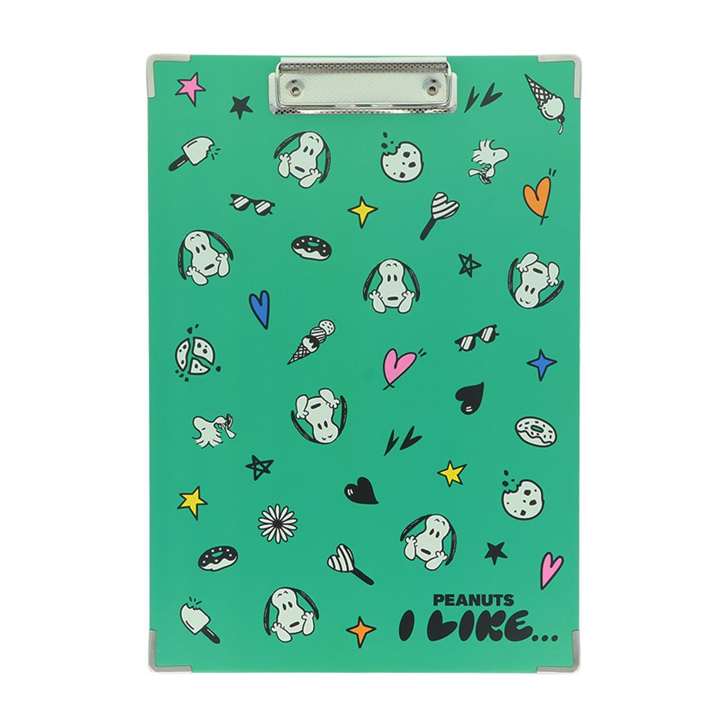 スヌーピー バインダー クリップボードA4 PEANUTS I LIKE チラシ ピーナッツ サンスター文具