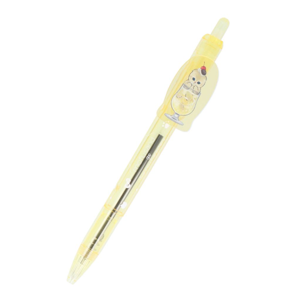 ボンボンドロップシール もじ ポムポムプリン1シートつき サコッシュ、ボールペンセット