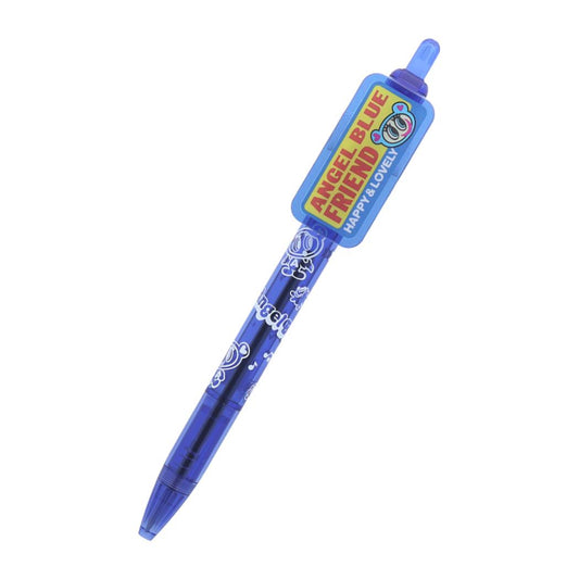 Angel Blue エンジェルブルー ボールペン プレート付ボールペン ブルー 新入学 サンスター文具 筆記具 かわいい 学校 キャラクター グッズ メール便可 シネマコレクション
