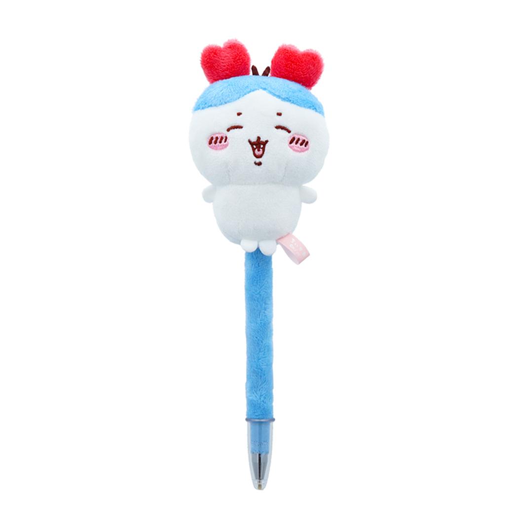 ちいかわ ボールペン ふわふわマスコットボールペン ハチワレ サンスター文具 新学期準備文具 油性 黒 キャラクター グッズ シネマコレクション