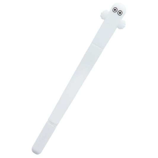 ムーミン ボールペン ラバーボールペン ボール径0.5mm ニョロニョロ A 北欧 サンスター文具 筆記用具 かわいい キャラクター グッズ メール便可 シネマコレクション