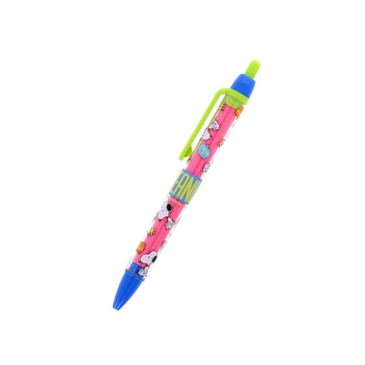 スヌーピー ボールペン コミカルシーンズ 0.7mm ピンク ピーナッツ サンスター文具 新学期準備文具 キャラクター グッズ メール便可 シネマコレクション