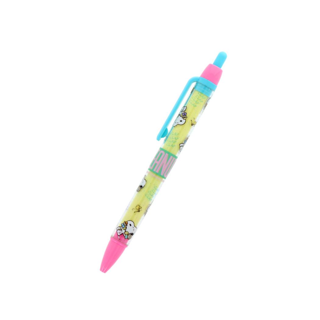 スヌーピー ボールペン コミカルシーンズ 0.7mm イエロー ピーナッツ サンスター文具 新学期準備文具 キャラクター グッズ メール便可 シネマコレクション
