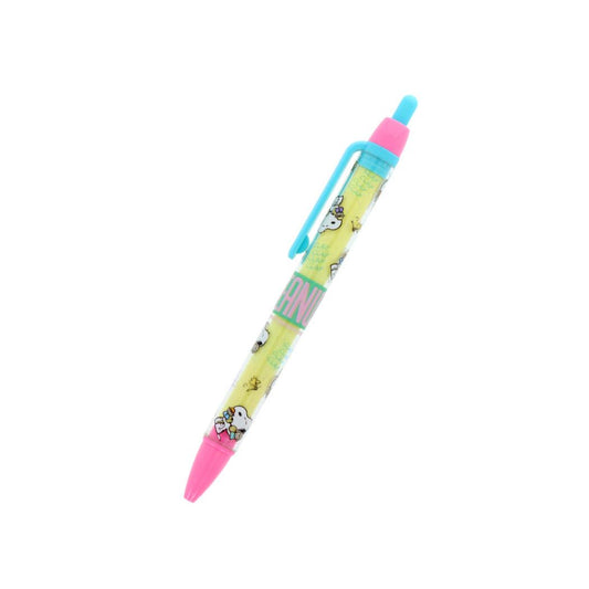スヌーピー ボールペン コミカルシーンズ 0.7mm イエロー ピーナッツ サンスター文具 新学期準備文具 キャラクター グッズ メール便可 シネマコレクション