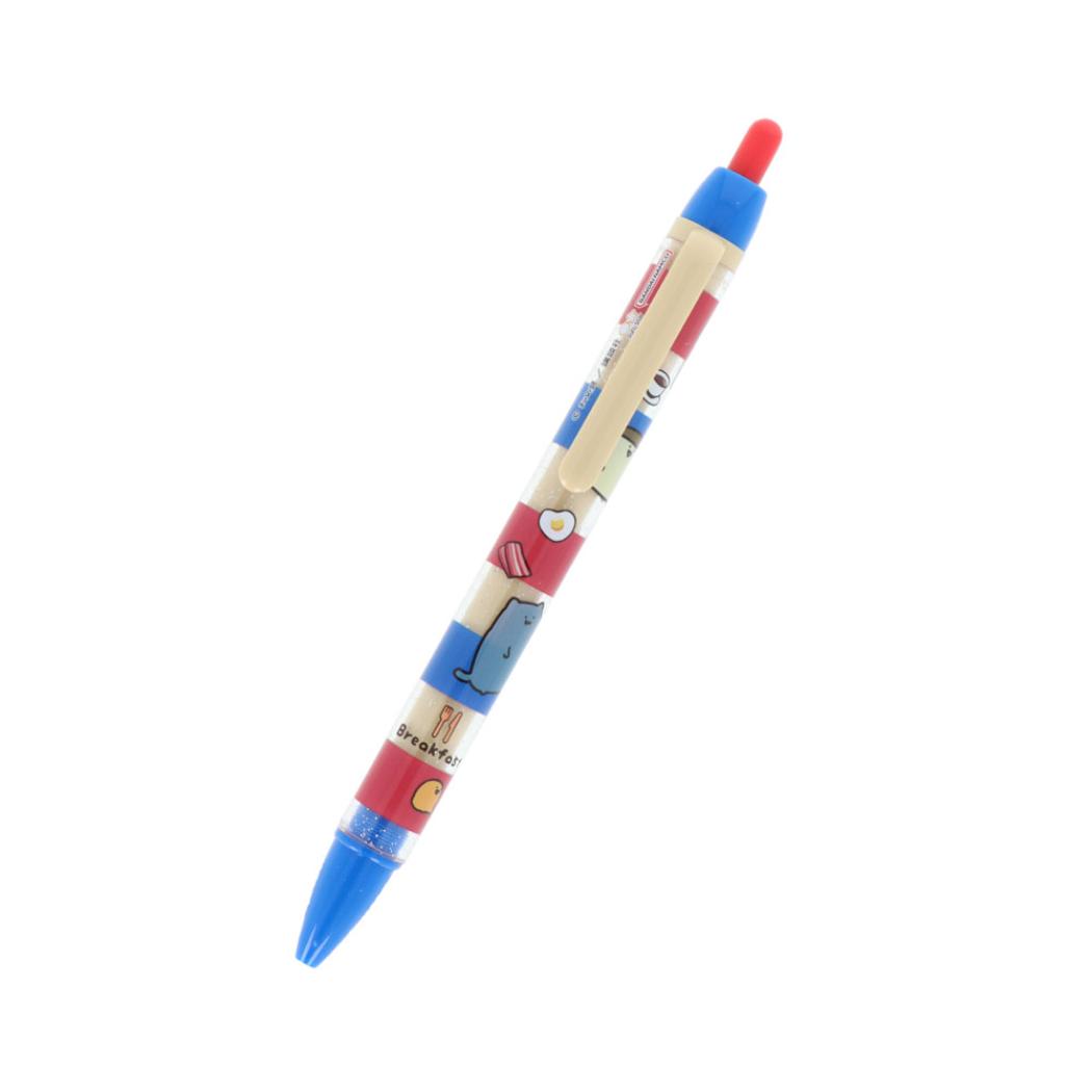お文具といっしょ ボールペン ノック式ボールペン 0.7mm 洋食 サンスター文具 新学期準備文具 キャラクター グッズ メール便可 シネマコレクション