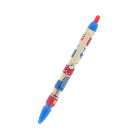 お文具といっしょ ボールペン ノック式ボールペン 0.7mm 洋食 サンスター文具 新学期準備文具 キャラクター グッズ メール便可 シネマコレクション