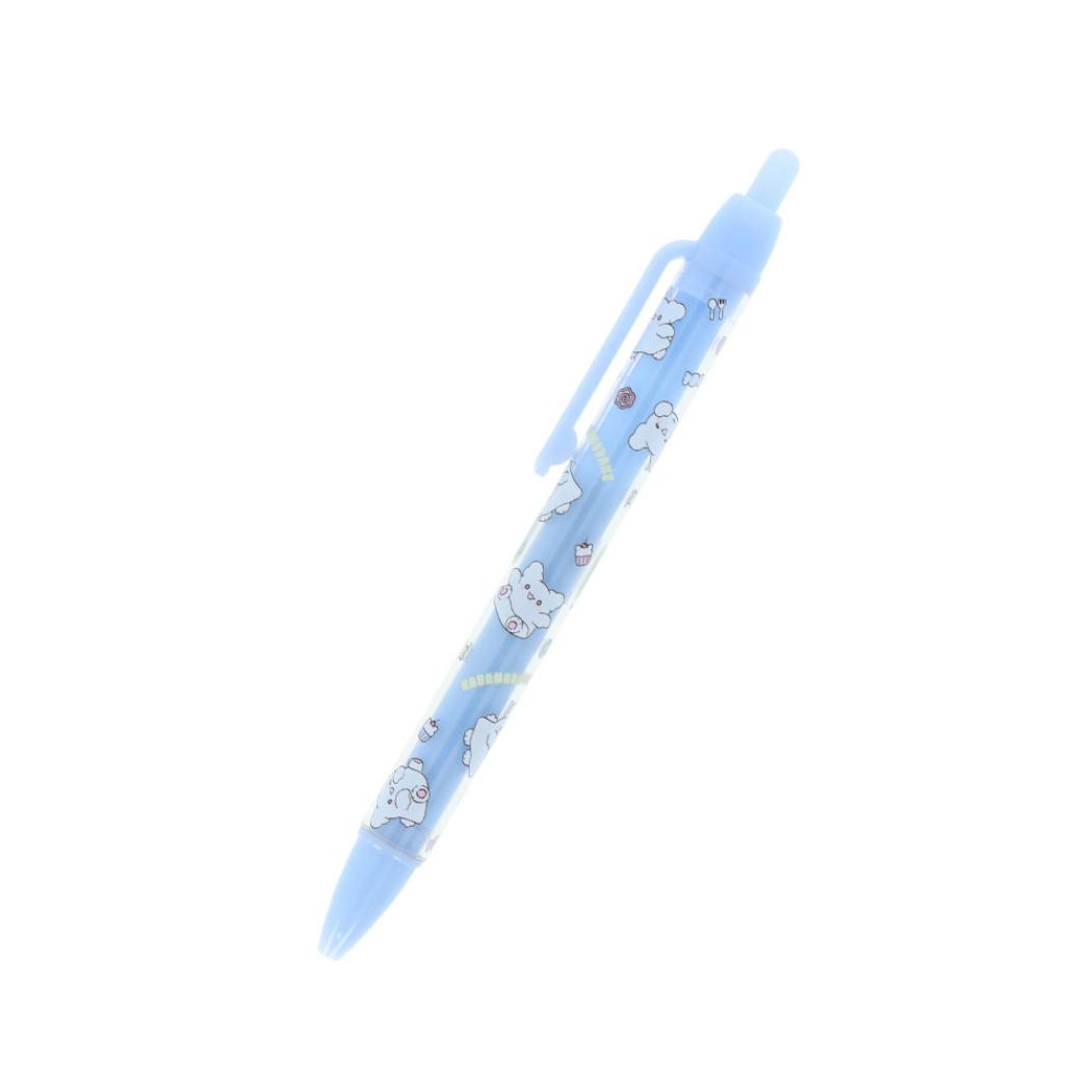 はなまるおばけ ボールペン 油性ノック式ボールペン 0.7mm ブルー サンスター文具 新学期準備文具 キャラクター グッズ メール便可 シネマコレクション
