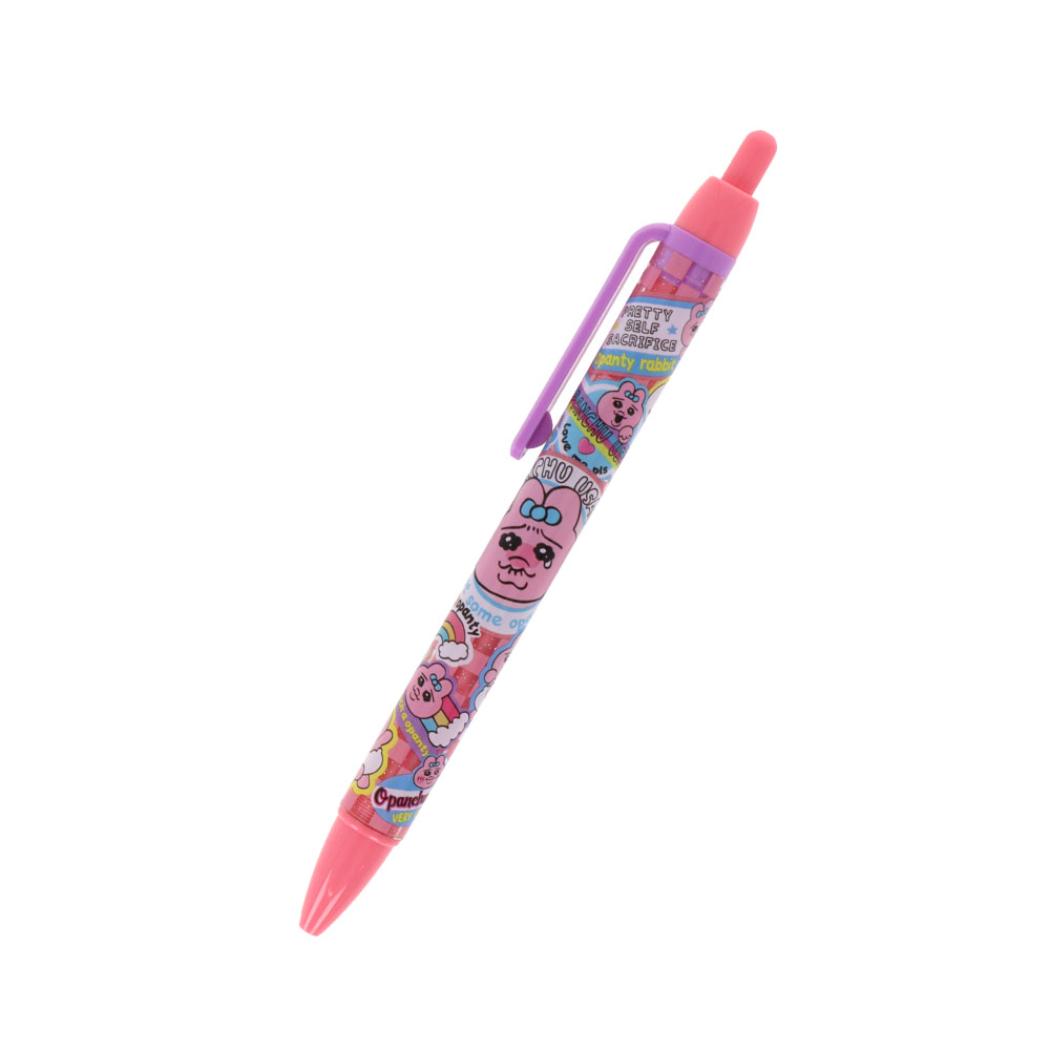おぱんちゅうさぎ ボールペン ノック式ボールペン 0.7 ピンク サンスター文具 新学期準備文具 キャラクター グッズ メール便可 シネマコレクション