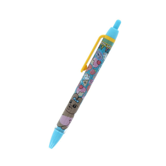 おぱんちゅうさぎ ボールペン ノック式ボールペン 0.7 ブルー サンスター文具 新学期準備文具 キャラクター グッズ メール便可 シネマコレクション
