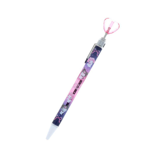 マイメロディ＆クロミ ボールペン ハートマスコットボールペン 0.5mm ドリーム サンリオ サンスター文具 油性 黒 日本製 キャラクター グッズ メール便可 シネマコレクション