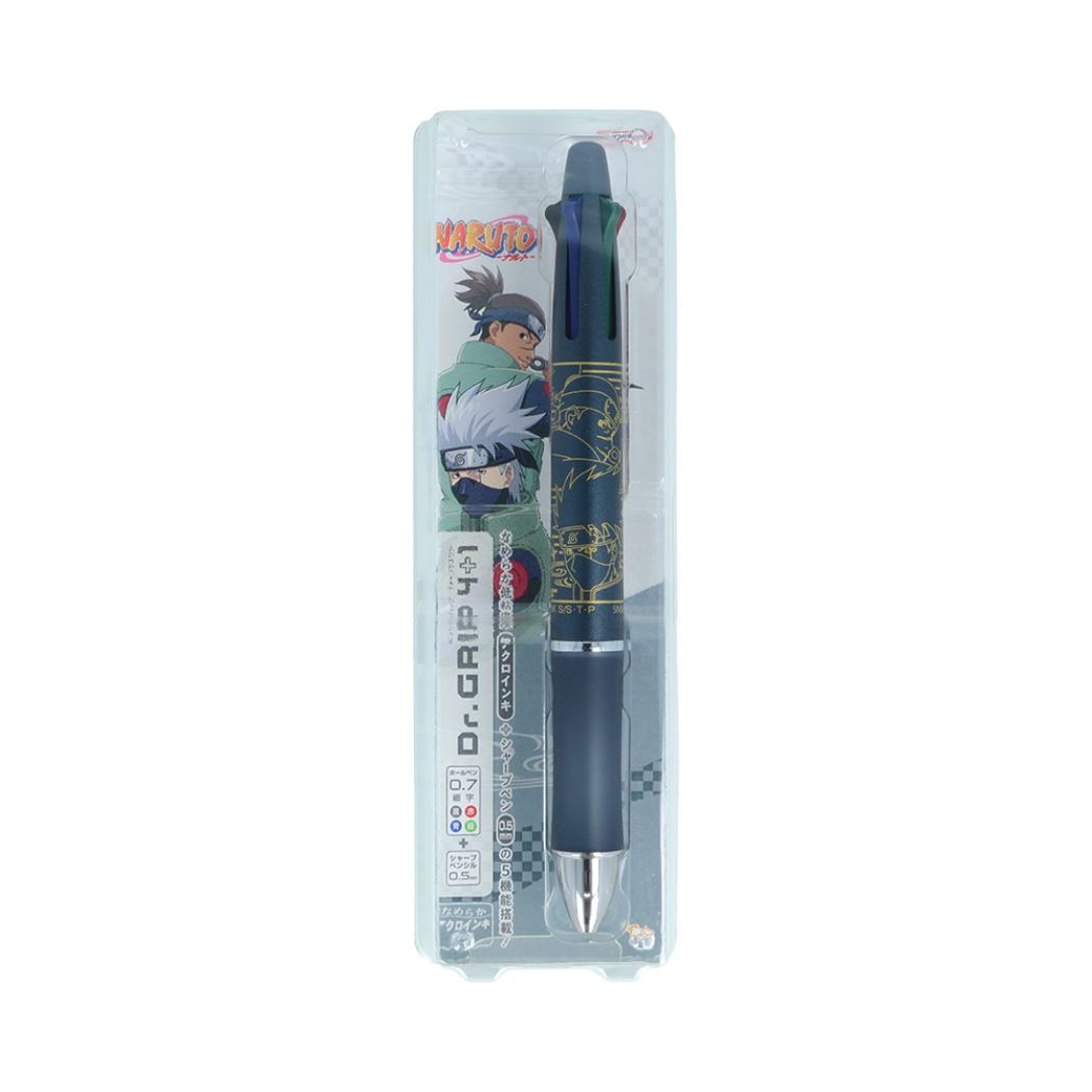 NARUTO ナルト 多機能ボールペン Dr.Grip4＋1 はたけカカシ＆うみのイルカ サンスター文具