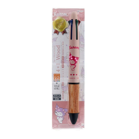 クロミ 多機能ボールペン Dr.Grip4＋1 WOOD サンリオ サンスター文具 大学生 高校生 プレゼント キャラクター グッズ メール便可 シネマコレクション