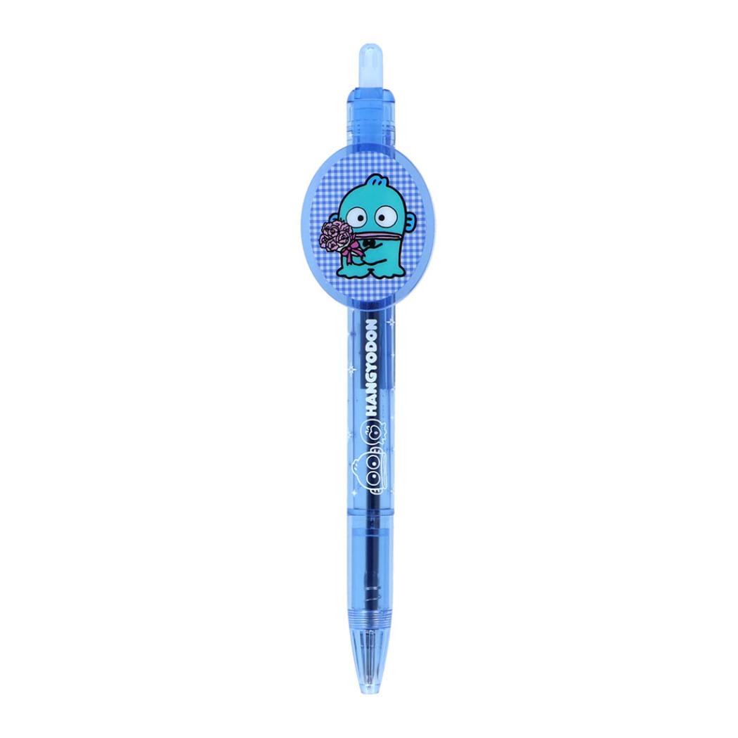 ハンギョドン ボールペン プレート付きボールペン ブルー サンリオ サンスター文具 新学期準備文具 日本製 キャラクター グッズ メール便可 シネマコレクション