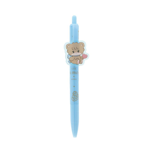 Lil ala mode ボールペン プレート付きボールペン 0.5mm C ラテ リルアラモード サンスター文具 筆記用具 油性 黒 キャラクター グッズ メール便可 シネマコレクション