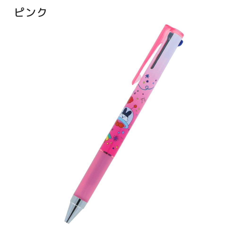 たまごっち ボールペン JUICE UP 3 0.4mm 黒赤青三色ボールペン ピンク サンスター文具