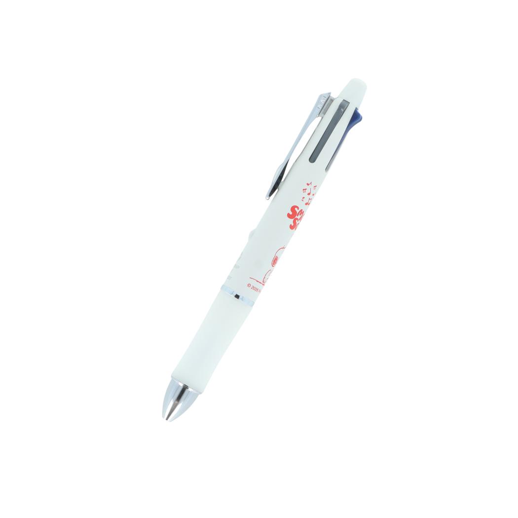 スヌーピー 多機能ボールペン Dr.Grip4＋1 ギフトペン ピーナッツ サンスター文具