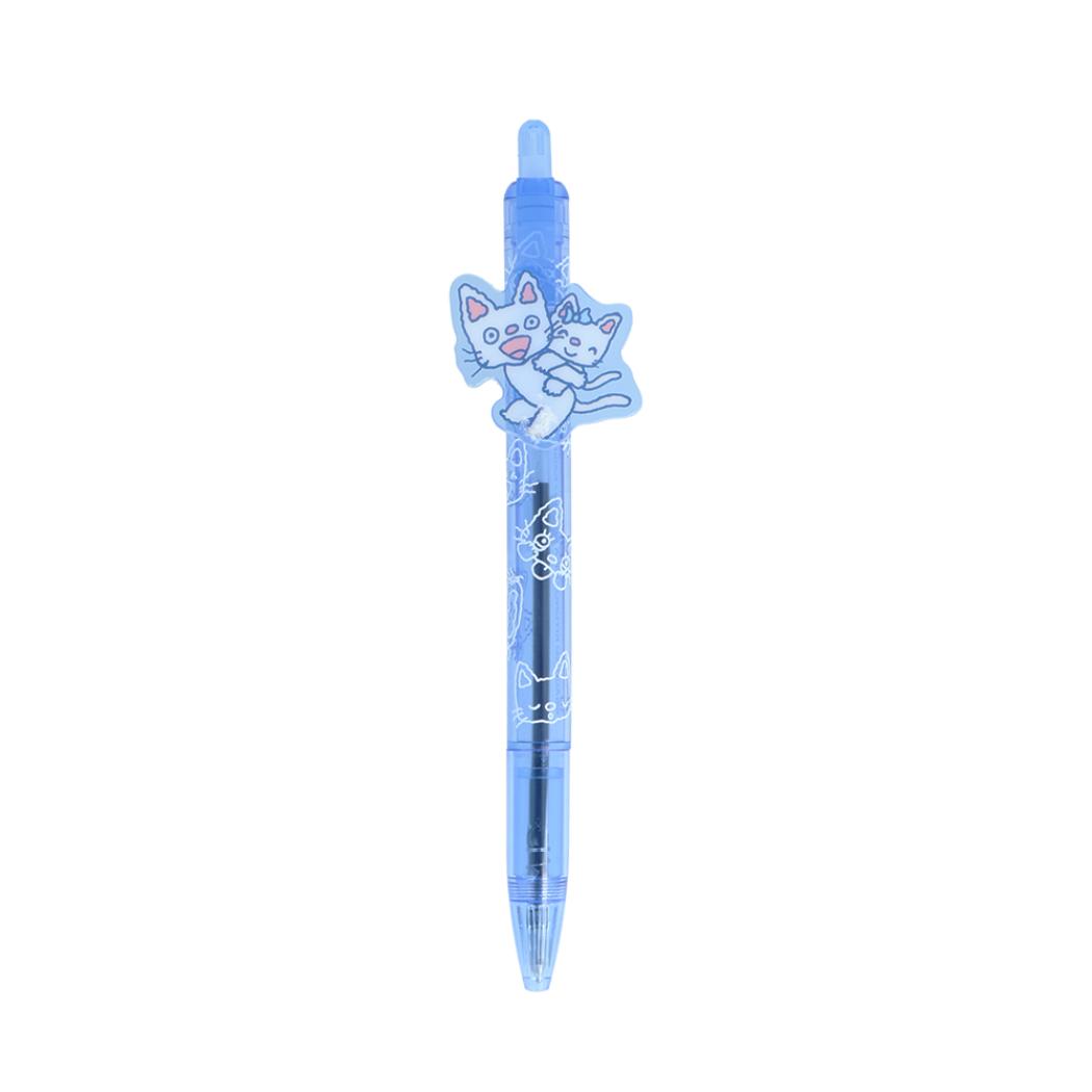 ノンタン ボールペン プレート付きボールペン 0.7 LB ライトブルー サンスター文具