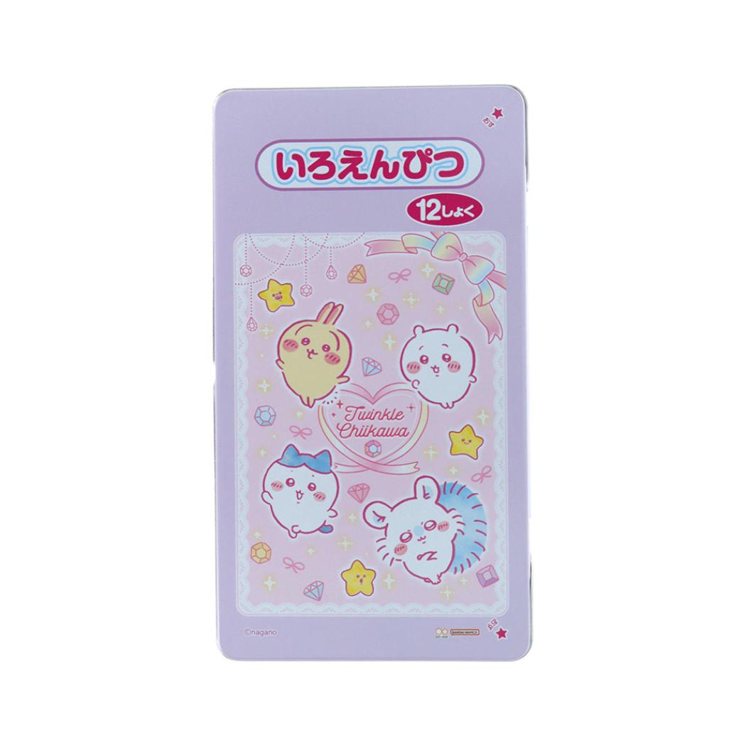 ちいかわ えんぴつ 色鉛筆 12色セット サンスター文具 新学期準備文具 日本製 キャラクター グッズ メール便可 シネマコレクション