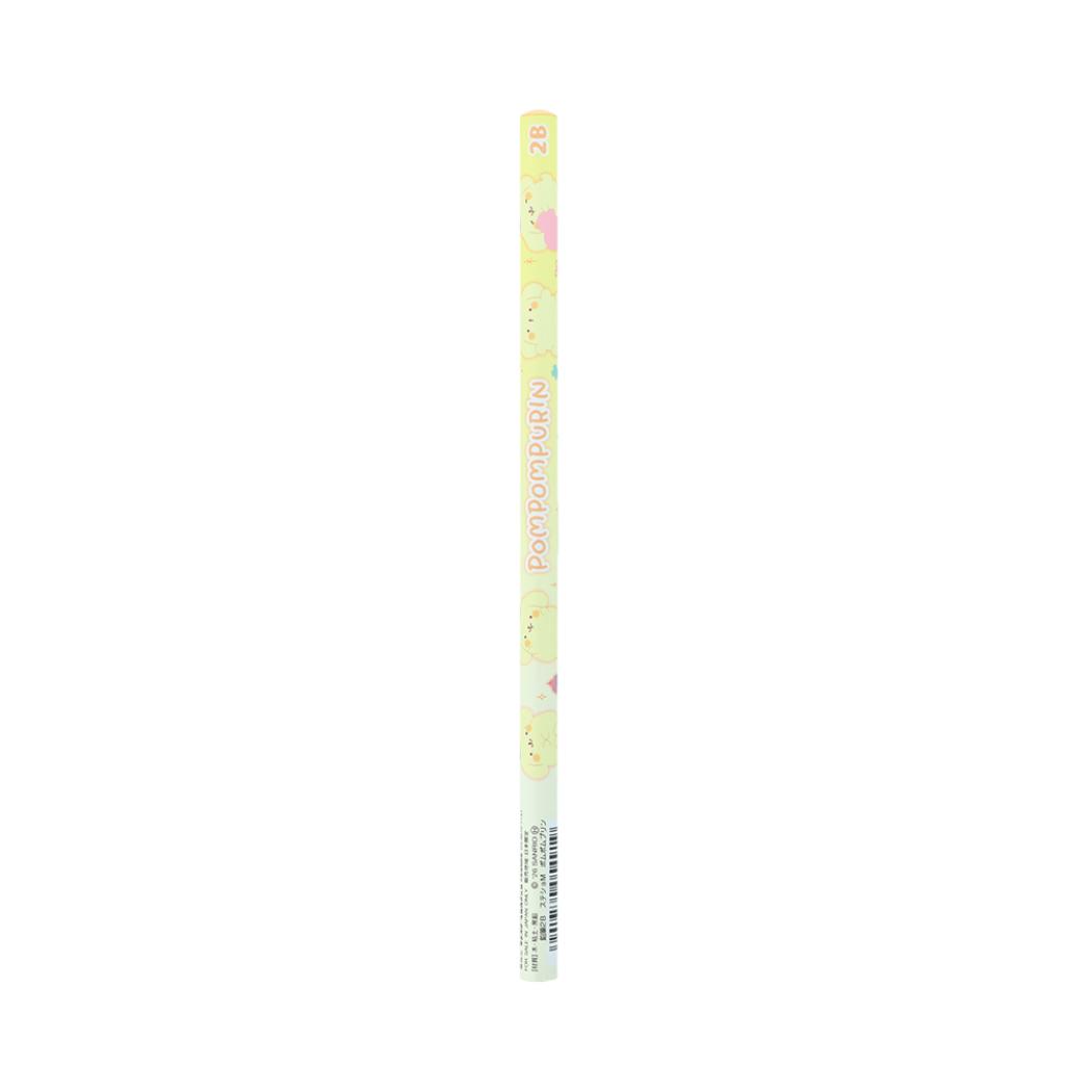 ポムポムプリン 鉛筆 2B 丸軸 MarshmallowPop マシュマロポップ サンリオ サンスター文具