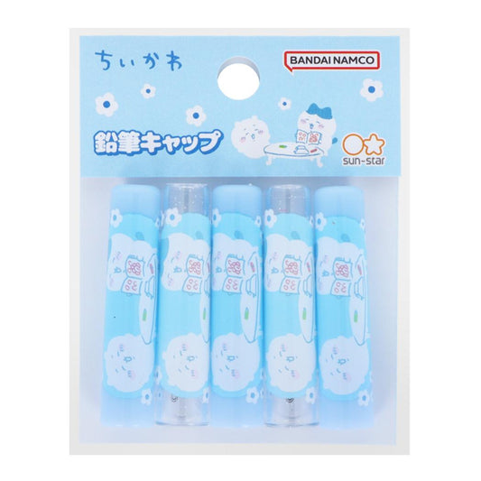 ちいかわ 鉛筆カバー 鉛筆キャップ 検定 新入学 サンスター文具 保護キャップ 折れ防止 かわいい キャラクター グッズ メール便可 シネマコレクション