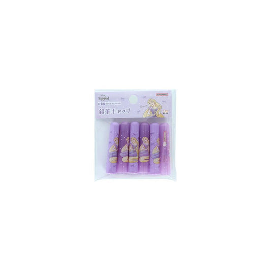 塔の上のラプンツェル 鉛筆カバー 鉛筆キャップ 6本入り ラプンツェル ディズニープリンセス サンスター文具 新学期準備文具 キャラクター グッズ メール便可 シネマコレクション